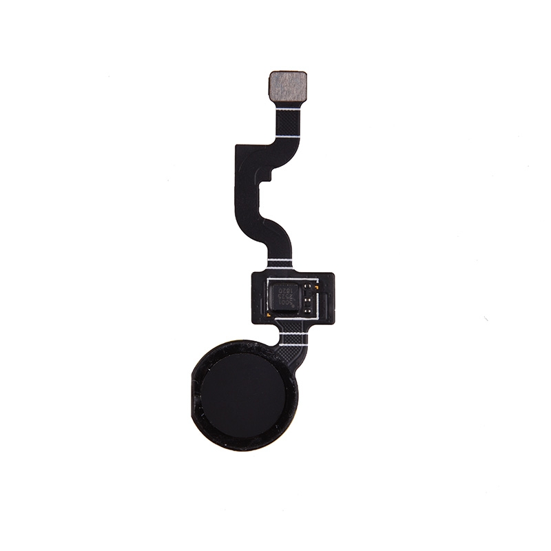 Home Button with Flex Cable,Connector and Fingerprint Scanner Sensor for Google Pixel 3a XL - Black